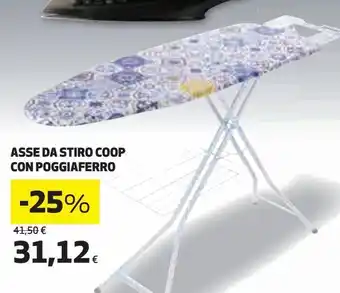Ipercoop Asse da stiro coop con poggiaferro offerta