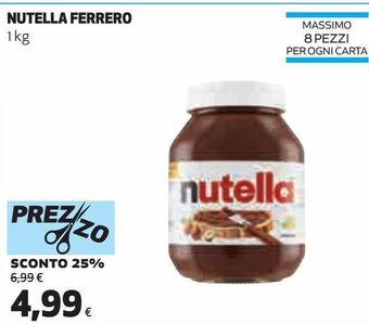 Ipercoop Nutella ferrero offerta