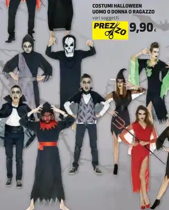 Ipercoop Costumi halloween uomo o donna o ragazzo offerta