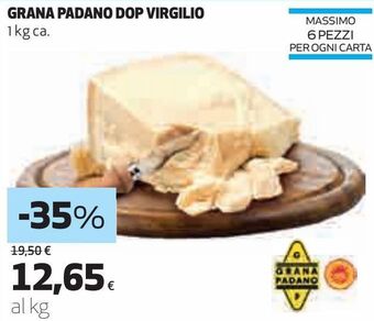 Ipercoop Grana padano dop virgilio offerta