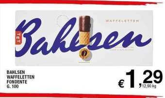 Sigma Bahlsen Waffeletten Fondente G. 100 offerta