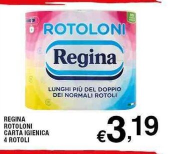Sigma Regina Rotoloni Carta Igienica 4 Rotoli offerta