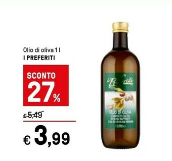 Iper La Grande I preferiti Olio extravergine di oliva offerta
