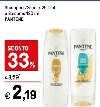 Iper La Grande Pantene Shampoo offerta