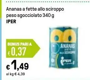 Iper La Grande Ananas offerta
