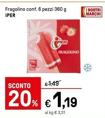 Iper La Grande Gelato offerta