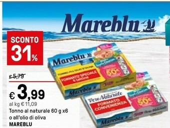 Iper La Grande Mareblu Tonno offerta