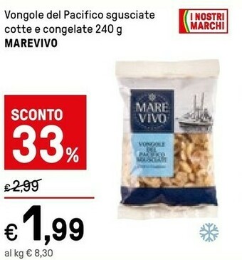 Iper La Grande Marevivo Vongole offerta