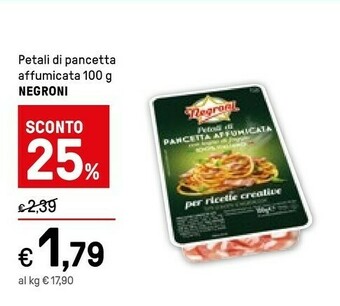 Iper La Grande Negroni Pancetta offerta