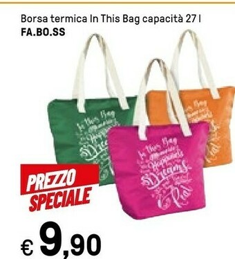 Iper La Grande Fa.bo.ss Borsa Termica offerta