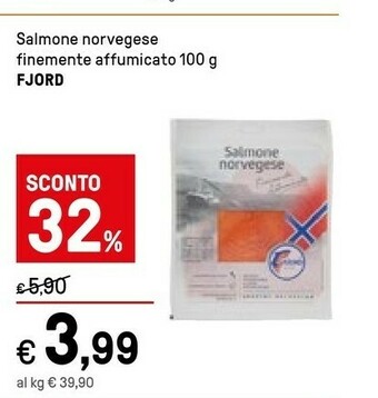 Iper La Grande Fjord Salmone affumicato offerta