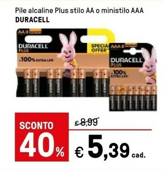 Iper La Grande Duracell Pile offerta