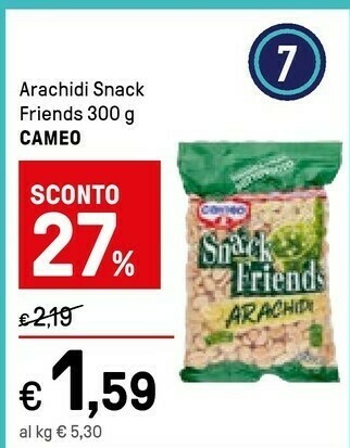 Iper La Grande Cameo Arachidi offerta