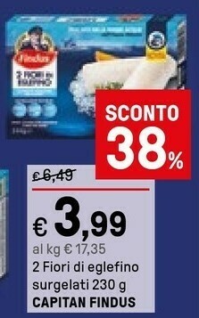 Iper La Grande Findus Pesce surgelato offerta