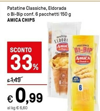 Iper La Grande Amica chips Patatine fritte offerta