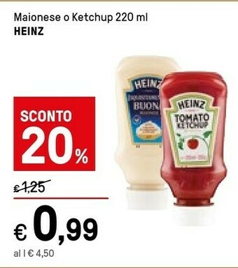 Iper La Grande Heinz Ketchup offerta