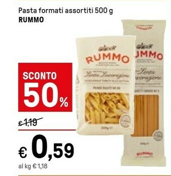 Iper La Grande Rummo Pasta di semola offerta