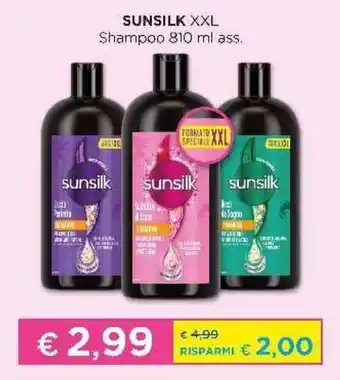 Acqua & Sapone Sunsilk XXL Shampoo 810 ml ass. offerta