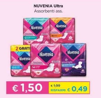 Acqua & Sapone Nuvenia Ultra Assorbenti ass. offerta