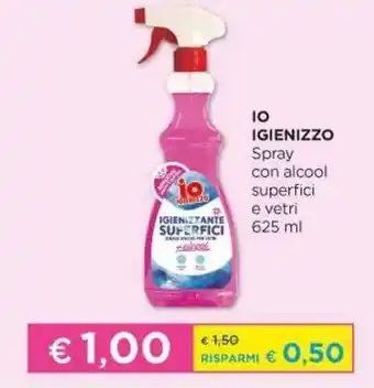Acqua & Sapone IO Igienizzo Spray con alcool superfici e vetri 625 ml offerta