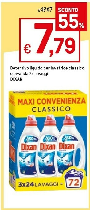 Dixan Detersivo lavatrice