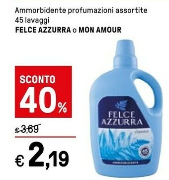 Iper La Grande Felce Azzurra Ammorbidente offerta