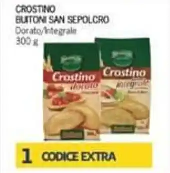 Iper Tosano Crostino Buitoni San Sepolcro Dorato/Integrale 300 g offerta