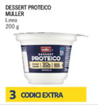 Iper Tosano Muller Dessert Proteico Linea 200 g offerta