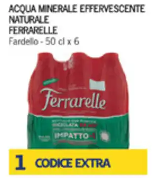 Iper Tosano Ferrarelle Acqua Minerale Effervescente Naturale Fardello 50 cl x 6 offerta