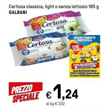 Iper La Grande Galbani Certosa offerta
