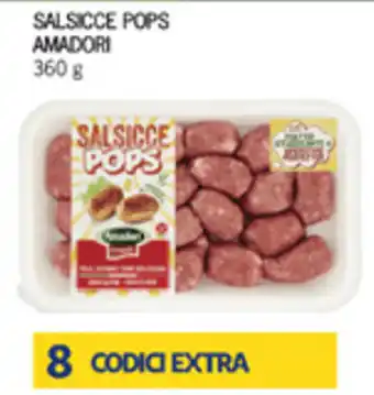 Iper Tosano Amadori Salsicce Pops 360 g offerta