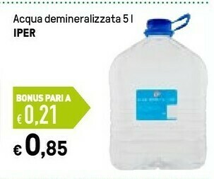 Iper La Grande Acqua offerta