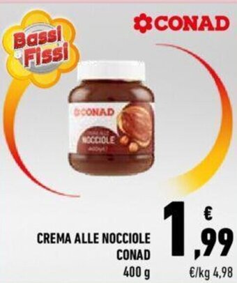 Conad Conad Crema Alle Nocciole 400 g offerta