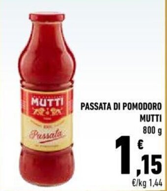 Conad Mutti Passata Di Pomodoro 800 g offerta