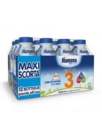 Prenatal Humana - latte humana 3 probalance liquido 12x470ml offerta