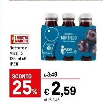 Iper La Grande Succhi di frutta offerta
