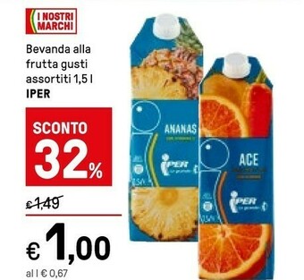Iper La Grande Ace Succhi di frutta offerta