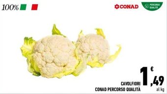 Conad Conad Percorso Qualità Cavolfiori offerta