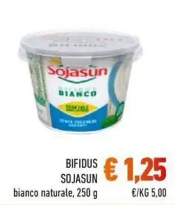 Conad Sojasun Bifidus bianco naturale 250 g offerta