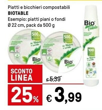 Iper La Grande Piatti di plastica offerta