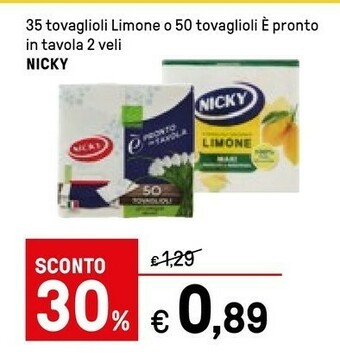 Iper La Grande Tovaglioli offerta