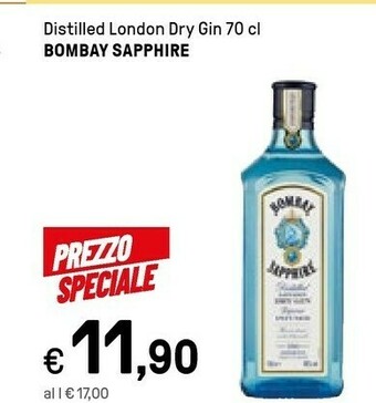 Iper La Grande Bombay Gin offerta