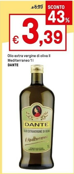 Iper La Grande Dante Olio extravergine di oliva offerta