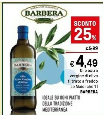 Iper La Grande Barbera Olio extravergine di oliva offerta