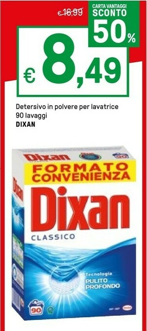 Iper La Grande Dixan Detersivo in polvere offerta