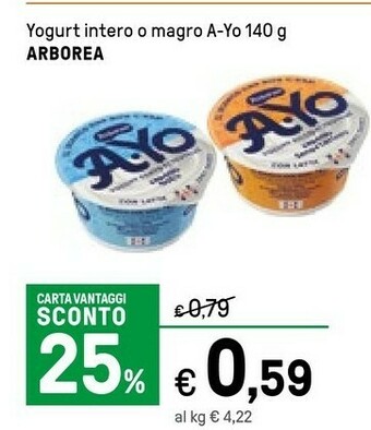 Iper La Grande Arborea Yogurt offerta