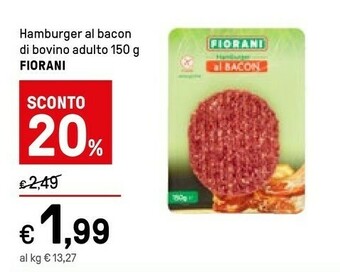 Iper La Grande Fiorani Hamburger offerta