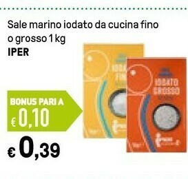 Iper La Grande Marino Sale offerta