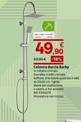 Leroy Merlin Colonna doccia Barby offerta