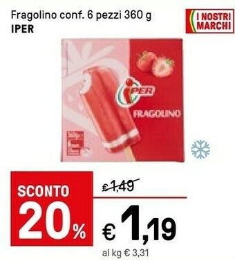 Iper La Grande Gelato offerta